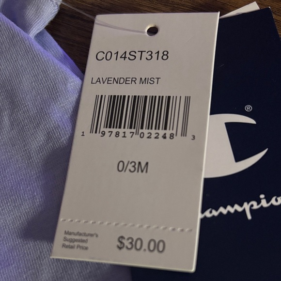 Champion Pink and Purple Kids Bodysuits- NWT!! - Picture 2 of 3